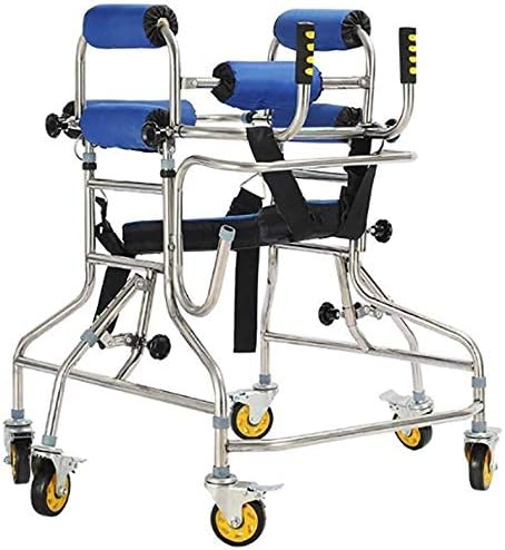 SISHUINIANHUA Walking Frame Aids Rollator Drive Medical Walker Mobility Rolling Armpit Support Armrest Lightweight Height Adjustable with Seat for Seniors Disabled