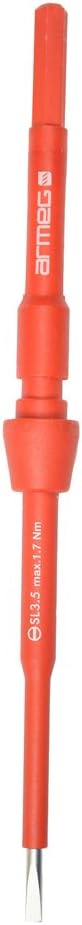 Armeg SDICBSL3.5 SL3.5 VDE Interchangeable Screwdriver Switch-Blade - Red/Black
