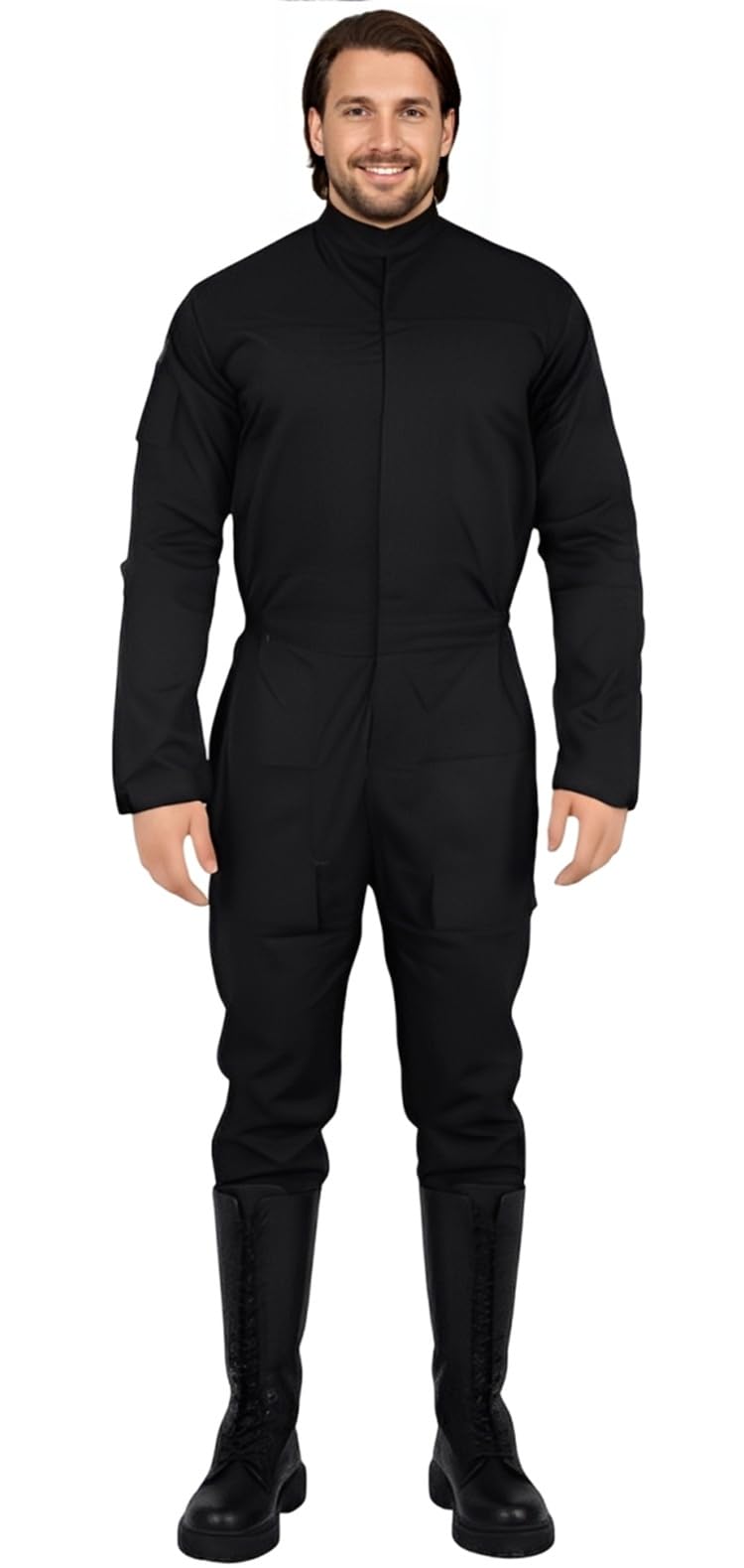 OEM TIE Jumpsuit Star Wars Pilot Flightsuit Uniform Costume (XXL) Black