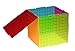 THE CUBE - Brick Building Set and Storage Container - 6 Interconnecting Double Sided Large and Small Peg Plates - 6.5