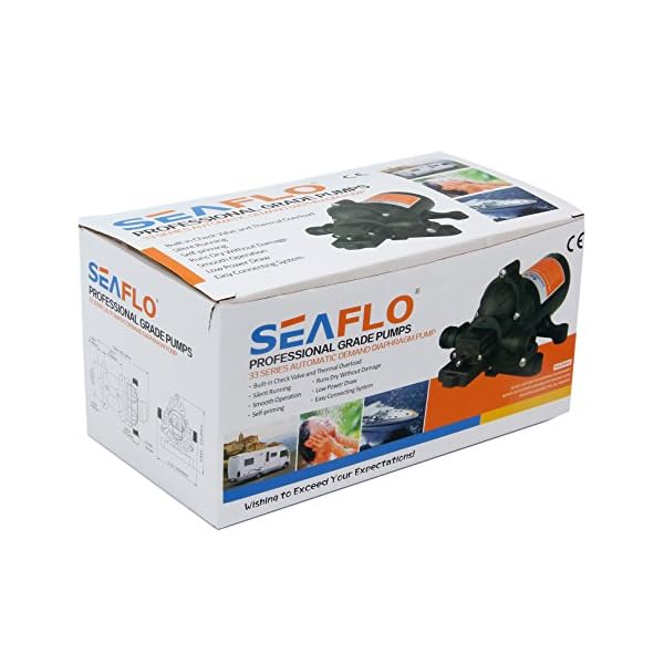 Seaflo-12v-28-GPM-45-PSI-Water-Pressure-Pump-Boat-Marine-Plumbing