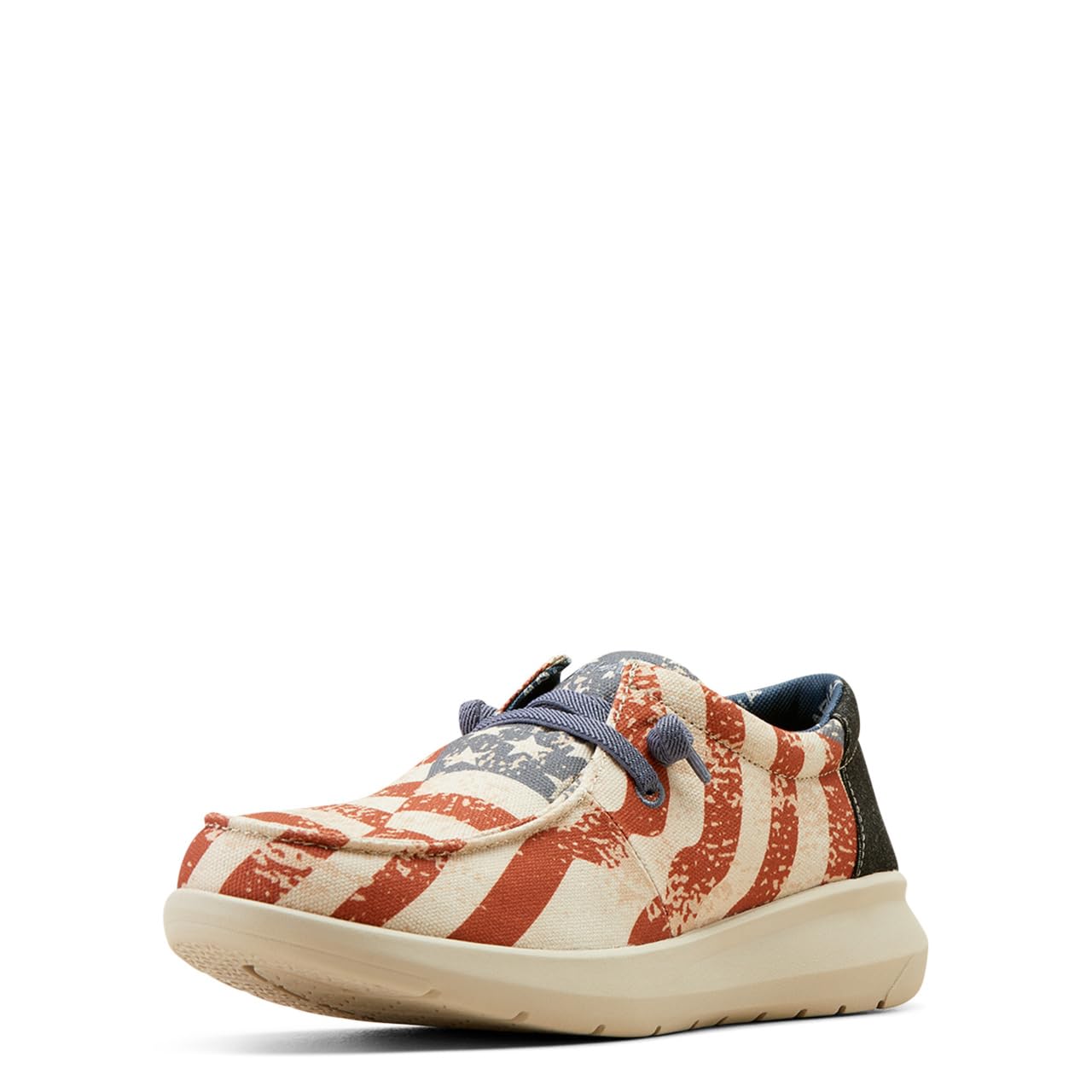 ARIAT Men's Hilo, Charcoal/American Flag Print, 13