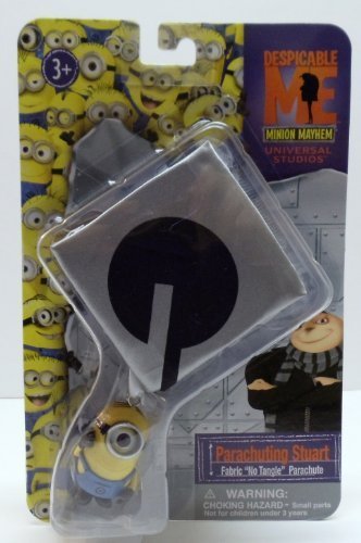 Despicable Me Minion Mayhem Parachuting Stuart Fabric No Tangle Parachute