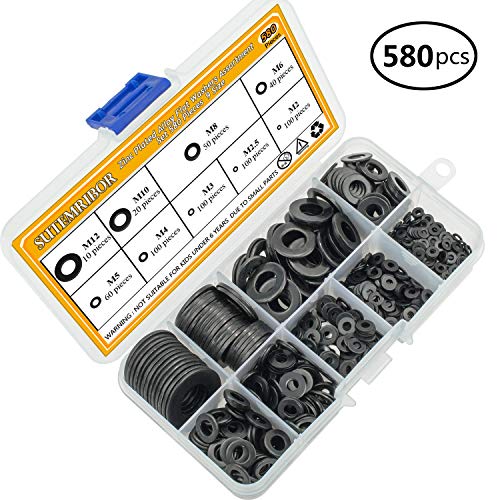 1 Sutemribor+Black+Plated+Alloy+Washers