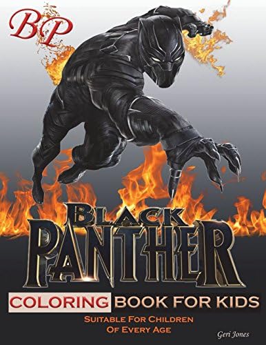 Black Panther Coloring Book: black panther coloring book for kids suitable for both boys & girls, with over a dozen pages to unleash the creative ... wide standard paper size. Happy Coloring!