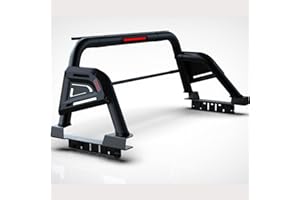 TKMAUTO Black SRBL015 Sport Bar Roll Bar Compatible with Full-Size Trucks F150 | F250 | F350 | Silverado Sierra 1500 2500 3500HD | Ram 1500 2500 3500 | Tundra | Titan