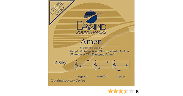 People Songs Feat Charity Gayle Joshua Sherman The Emerging Sound Amen Accompaniment Performance Track Amazon Com Music Is your network connection unstable or browser outdated? people songs feat charity gayle