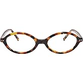 TIJN Olisa Blue Light Blocking Glasses for Women Men,Oval Glasses Frame Bluelight Glasses for Gaming/Computer/Screen