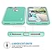 ULAK iPhone 7 Plus Case, Slim Shockproof Flexible TPU Bumper Case Durable Anti-Slip Slim Front and Back Hard Protective Cover for Apple iPhone 7 Plus 5.5 inch Mint/Grey