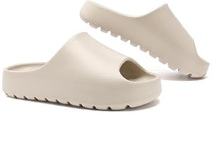 Jaeynow Cloud Slides for Women,Unisex EVA Soft Recovery Slides,Thick Sole Open Toe Mens Pillow Slides Shower Shoes Outdoor&Indoor House Slippers