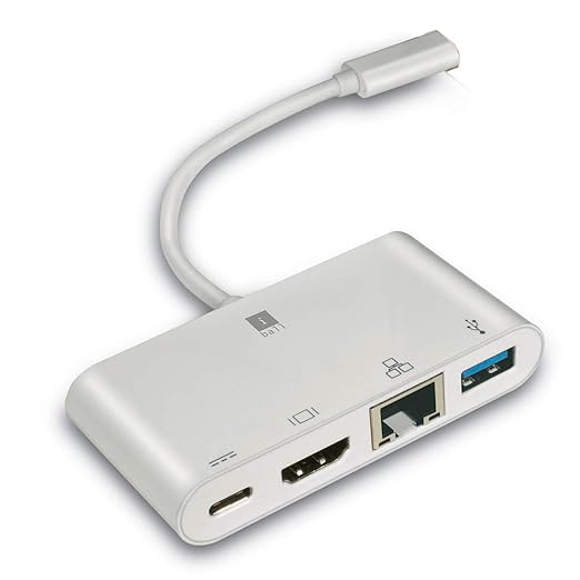 iBall USB TypeC to Multiport Adapter, White Buy iBall USB TypeC to