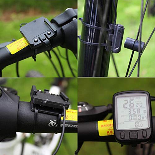 Bicycle Computer Waterproof Cycling Odometer Speedometer with LCD Backlight Bike Computer