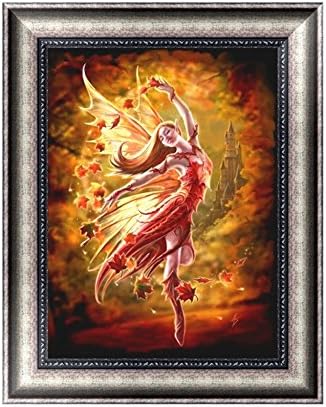 5D Diamond Painting Fall And Dancing Red Woman Partially-drilled Rhinestone Hand Craft Painting Home Decor By UmayBeauty