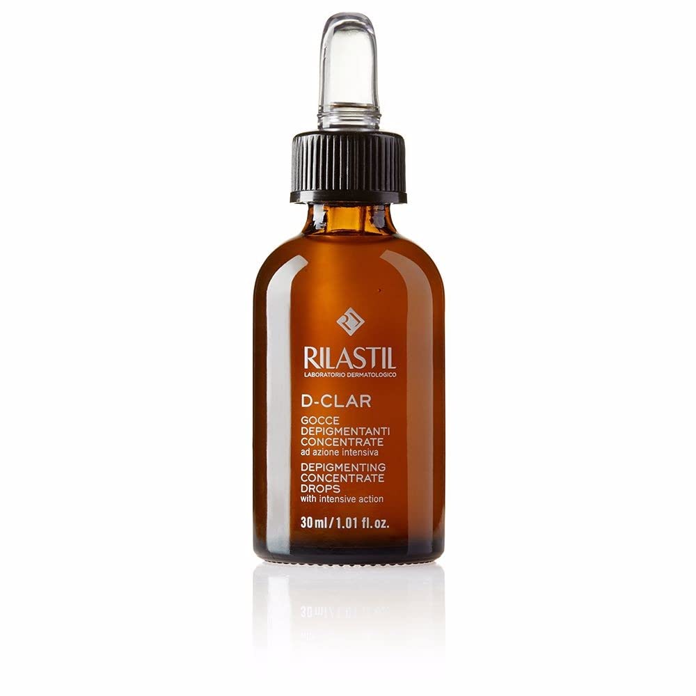 Rilastil D-Clar Depigmentation Concentrate in Drops, Intensive Treatment for Sunspots, Melasma, Hyperpigmentation, Suitable for All Skin Types, Size 30 ml