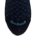 Sockwell Women's Floral Pindot Socks, Small/Medium, Navy
