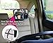 Baby Mirror for Car - Safety with Secure Headrest Double-Strap, Rear Facing Car Seat Mirror - Large, Clear & Convex Back View Mirror - Adjustable & Shatterproof Infant Car Mirror by Diamond Driven
