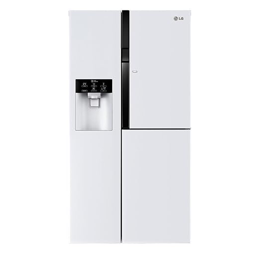 LG - Frigorífico Side by Side GS9366SWQVD con dispensador de agua ...