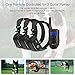 DIGOO Dog Training Collar, PPT1 Rechargeable and Waterproof 330yd Remote Dog Shock Collar with Beep, Vibration and Stimulation Electronic Collar, Fit Dogs (10Lbs-150Lbs) 3 Collar Paired