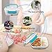 Electric Heating Lunch Box Food Storage Warmer Food Heater Portable Lunch Containers Warming Bento for Home Food Grade Material (Not for Car)