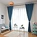 Curtain Tiebacks Magnetic Curtain Holdbacks for Draperies,Sheer Panels and Blackout Without Drilling 1 Pair (Silver)