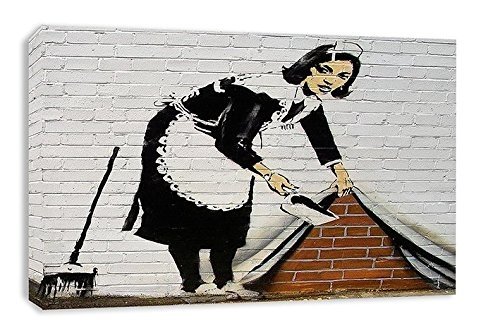 Banksy Es Unter Dem Teppich Kehren Maid Art Zeitgenossische