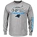 NFL Carolina Panthers Men's Conference Slant VII Tee, Large, Steel Heather