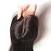Nadula 12A Brazilian Straight Middle Part Lace Closure 4×4inch 130% Density 100% Unprocessed Virgin Human Hair Closure Natural Color (16inch)