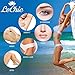 LeChic - Wax Warmer Hair Removal - Wax Kit - 5 Bags of Hard Wax Beans & 30 Wax Applicator Sticks - Waxing Kit - Step by Step Guide - Wax Beads - Hard Wax - Painlessly Remove Hair From Bikini Arm Legs