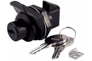 Hanperal Push Button Latch,93-303 Series Plastic Push to Close Latch for Boat/Motorcycle Glovebox Lock