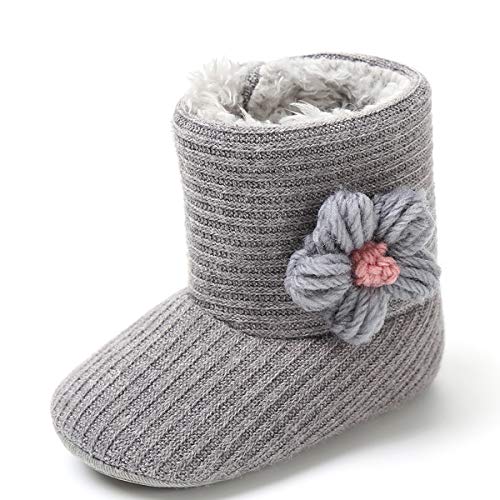 image for LIVEBOX Baby Premium Soft Sole Bow Anti-Slip Mid Calf Warm Winter Infa