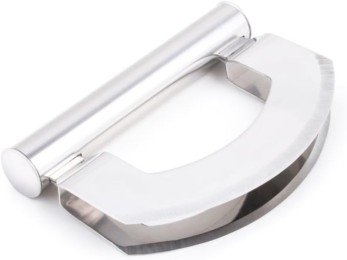 Fox Run Mezzaluna Chopper/Mincing Knife, 1 x 6 x 4.25 inches, Metallic