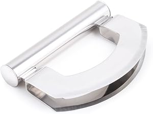 Fox Run Mezzaluna Chopper/Mincing Knife, 1 x 6 x 4.25 inches, Metallic