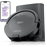 Shark Navigator Robot Vacuum + Self-Empty Base, Grey, RV2120AE | SmartPath Navigation, Self-Empty Base 60-Day Bagless, up to 50% More Suction, Detects &amp; Avoids Objects, Anti-Hair Wrap, Wi-Fi