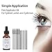 Castor Oil for Eyelashes and Eyebrows, 100% Pure, Organic and Cold Pressed, Promote Natural Growth for Lash and Brows, with Treatment Applicator Kit