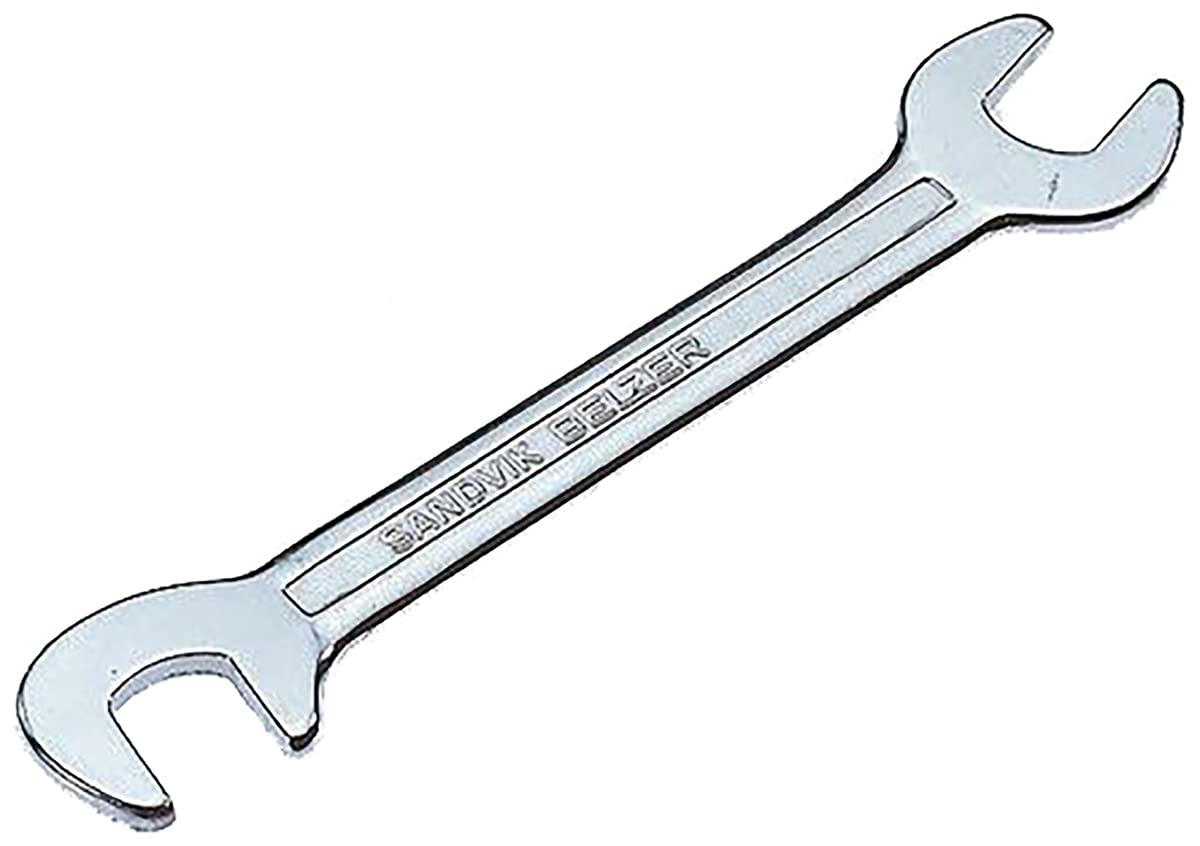Bahco 1931M-7 Liliput Double Open End Wrench, Silver, 7 mm