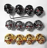 Kmise pure0035 12Skull Head Knob Volume Tone pot Control Knob For Gibson LP Guitar with wrench