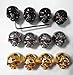 Kmise pure0035 12Skull Head Knob Volume Tone pot Control Knob For Gibson LP Guitar with wrench