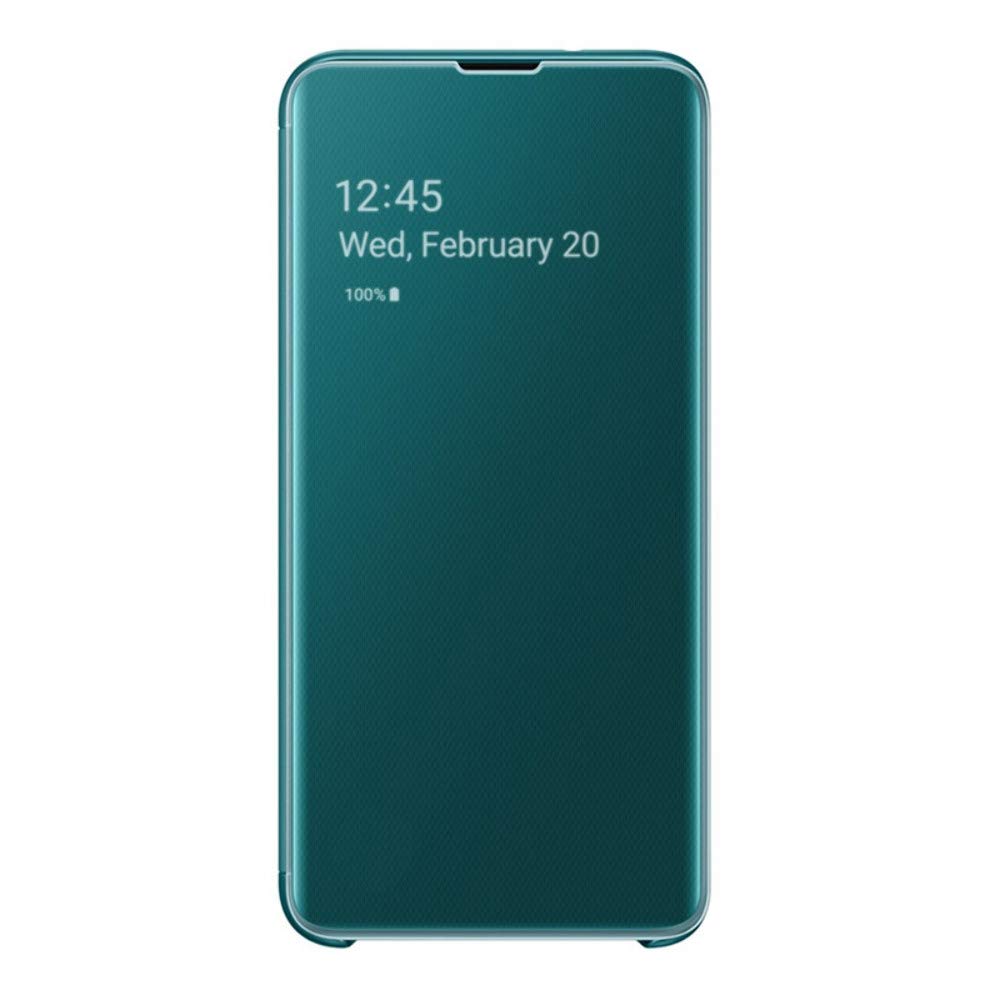 Samsung Original Galaxy S10e Protective Clear View Folio Cover Case Green Buy Online In Japan At Desertcart Jp Productid