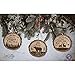 LifeSong Milestones Personalized Baby's First Christmas Round Barky Ornament New Parent Gift Ideas for Newborn Boys and Girl Custom Engraved Ornament for mom dad and Grandparents