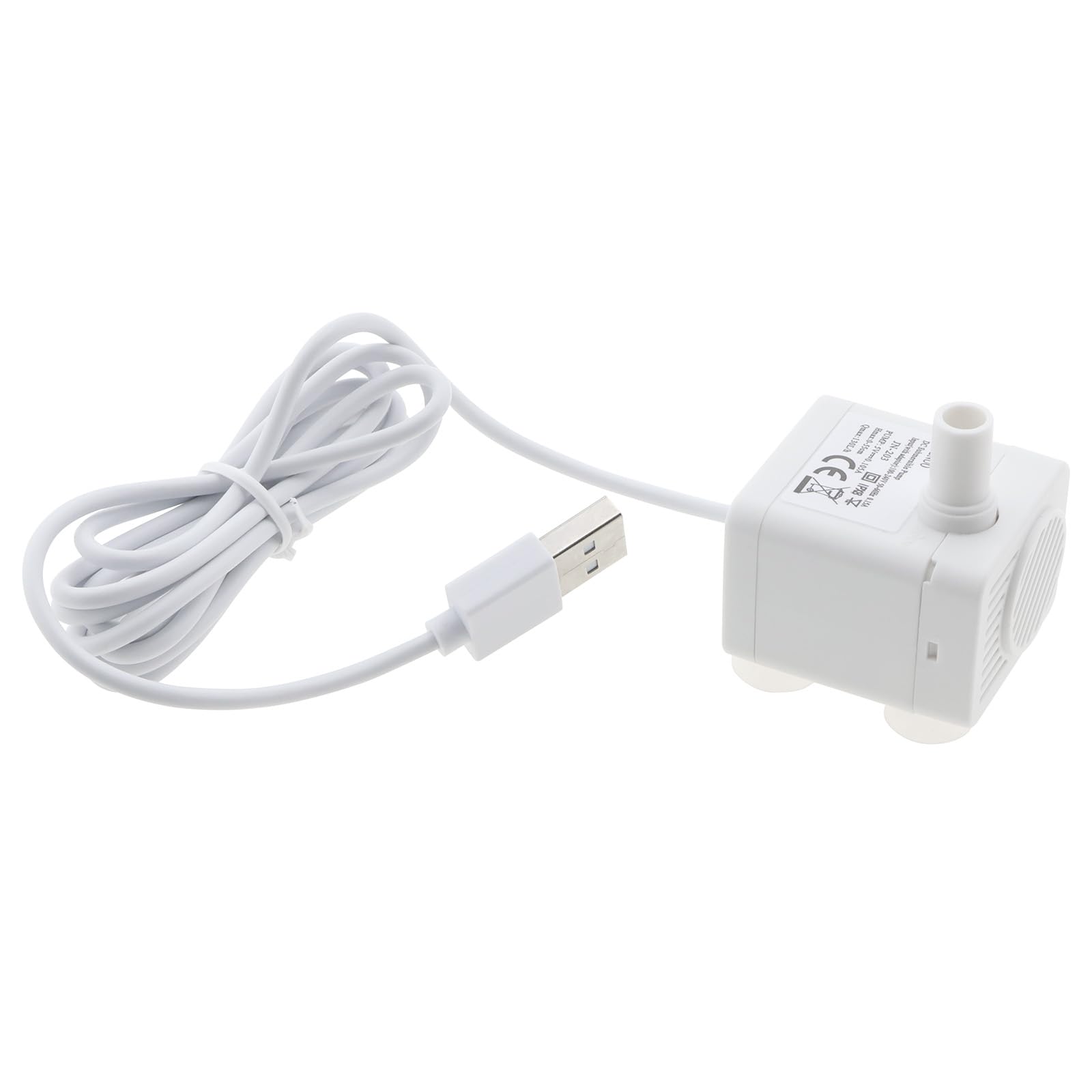 The Lord of the Tools Water Fountain Pump with 1.5M USB Wire Compatible with WF010 WF020 WF030 WF050 for Cats Dogs Aquarium Fish Tank Pet Water Dispenser