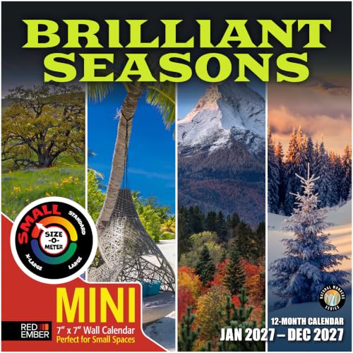 Brilliant Seasons 2027 Mini Wall Calendar