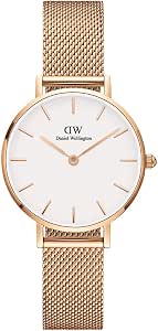 Amazon.com: Daniel Wellington Petite Melrose Watch, Rose Gold Mesh Bracelet  (Rose Gold/Eggshell, 28mm) : Daniel Wellington: Clothing, Shoes \u0026 Jewelry