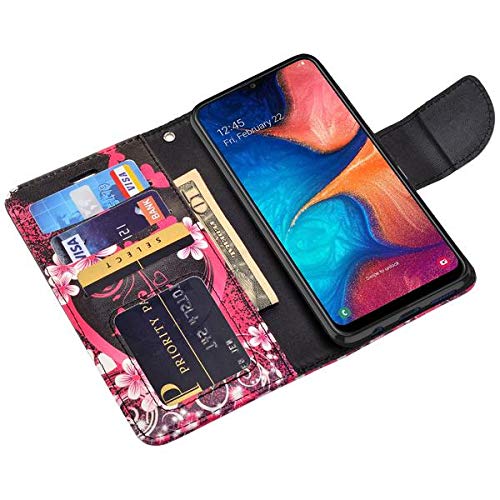 Case for Alcatel 3v 2019 [Kickstand] Cover Folio for Girls Women