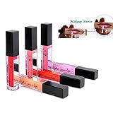 RowNumber1 Novelty Partical 1x Lip Gloss With LED Light And Makeup Mirror 6 Colors for Your Choice Sunflower