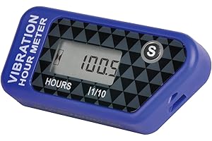 Yooreal Vibration Activated Hour Meter,Maintenance Intervals Reminder for Gas Diesel Engine Powered Generator Compressor Moto