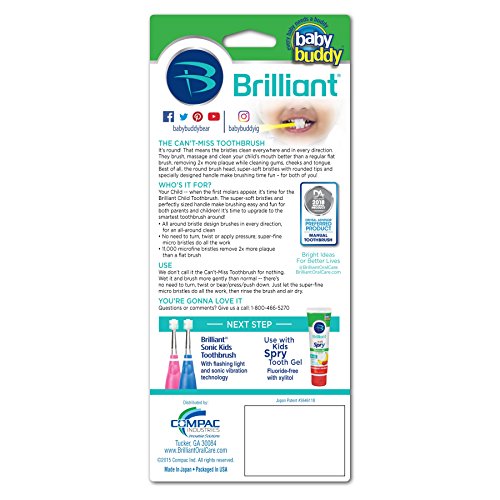 5 Brilliant+Child+Toothbrush+Baby+Buddy