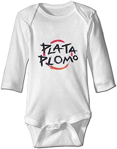 Lovely Baby Newborn Custom Plata O PlomoBaby Bodysuit Long Sleeve Bodysuit Baby Onesie For 6-24 Months