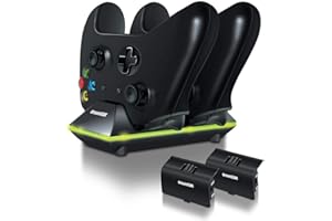 DreamGEAR DGXB1-6603 Dual Charge Dock Black for Xbox One