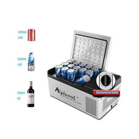 QCZBX Nevera refrigeradora Nevera congelador 15L Coche ...