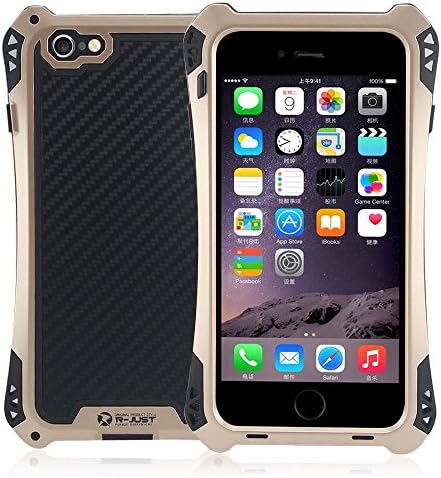 iPhone 5 case Waterproof Case,Leebay Military Heavy Duty Shockproof Water Dust/Dirt/Snow Proof Aluminum Metal Bumper Gorilla Glass Protection Case for iPhone 5s case (Black/gold)
